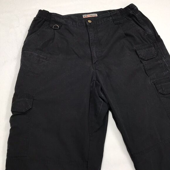 5.11 TACTICAL Taclite Pro Cargo Pant Men 36x33 Black Rip Stop Law Enforcement D - Picture 3 of 16